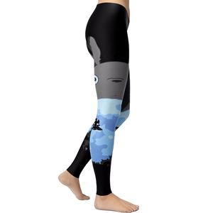 Full Sublimation Design <b>Women</b> <b>Leggings</b> 2023 High Waist Slim Fitted Workout Tight Ladies Gym <b>Leggings</b> Custom Design & Polyester - Product Image 1