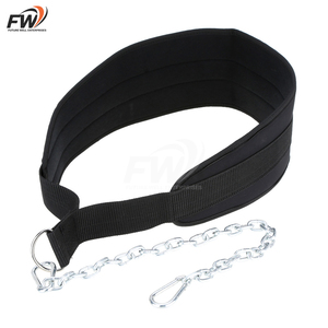 Cinturón de levantamiento de pesas de alta calidad con hebilla, cadenas para dominadas, soporte lumbar para fitness y levantamiento de pesas con barra - Product Image 1