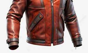 Veste en cuir de haute qualité, élégante et raffinée, pour usage décontracté - Product Image 3