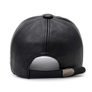 Vintage Sporty Waterproof Canvas Breathable Leather <b>Baseball</b> <b>Caps</b> 6-Panel Adjustable Solid Custom Color Unisex Adult Cycling - Product Image 6