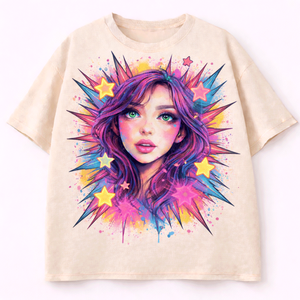 Camiseta informal de verano para mujer, de algodón, manga corta, holgada, cómoda, ligera, transpirable, para uso diario - Product Image 1