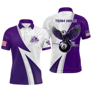 Camisetas Deportivas de Billar Profesionales para Hombre, de Alta Calidad, Diseño Personalizado, Secado Rápido, Tejido de Algodón y Poliéster, Estampadas - Product Image 5
