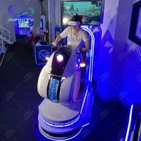 Moteur Vr Moto Moto 9D Vr Voiture De Course de Réalité Virtuelle Conduite Machine De Jeu Vr Emballant le Simulateur