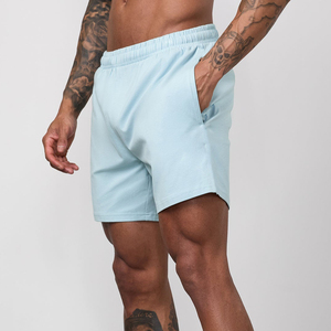 Men's Summer Casual Sports Shorts Quick Dry Workout Running Gym Training Breathable <b>Elastic</b> Waist Custom Logo Surfing Shorts - Product Image 1