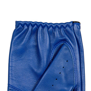 Gants de conduite Speed One Sports en cuir vert de haute qualité, à doigts entiers, paume perforée, sangle de poignet réglable, logo personnalisé, unisexe - Product Image 6