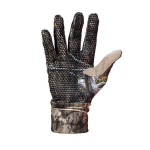 Gants de chasse légers Crescent Wear, camouflage, respirants, antidérapants, avec grip en silicone, tactiques, demi-doigts, unisexes - Product Image 3