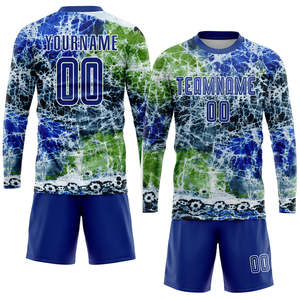 Men's Custom Graphic Goalkeeper Jersey Geometric Sublimation Long Sleeve Goalie Shirt For 2026 USA And Europe Market - Product Image 6