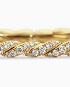 Pulsera de tenis de plata chapada en oro de 4 quilates para mujer, con diamantes cultivados en laboratorio de corte brillante, color DEF, 18 gramos, venta al por mayor de joyería fina. - Product Image 3