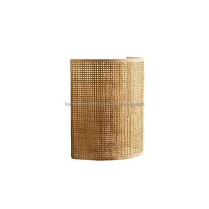 Decorative Handmade Rattan Wall Lampshade Wholesale Supplier for Home Resort Hotel Durable Sustainable from Vietnam - Product Image 5