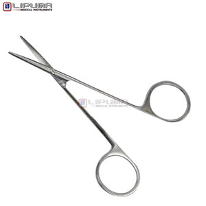 Tijeras para Estrabismo de Alta Calidad, Tijeras Quirúrgicas Rectas de Acero Inoxidable, Instrumentos Médicos Oftálmicos para Cirugía de Estrabismo - Product Image 5