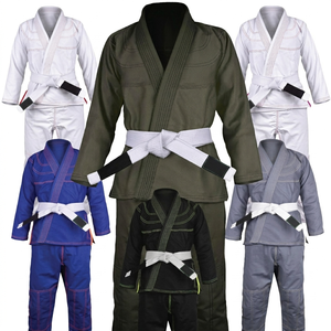 ชุดยิวยิตสู BJJ แบบสั่งทำพิเศษ ผ้าฝ้ายเนื้อเพิร์ลวีฟ ระบายอากาศได้ดี น้ำหนักเบา ทนทาน เหมาะสำหรับการฝึกซ้อม สำหรับผู้ชายและผู้หญิง - Product Image 1