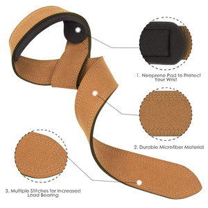 Bandes de poignet en néoprène écologiques avec logo personnalisé, robustes, antidérapantes, pour la musculation, la gym, le bodybuilding et l'entraînement de force. - Product Image 6