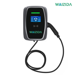 Borne de recharge murale pour véhicules électriques 7 kW avec équilibrage dynamique de la charge, Type 2, pour la recharge domestique en Europe - Product Image 5
