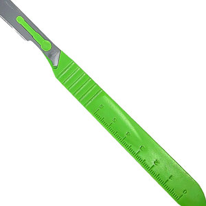 Instrument chirurgical manuel # 4 Manches de scalpel en acier inoxydable avec poignée antidérapante pour interventions médicales Scalpel 4 - Product Image 4