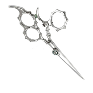Ciseaux de coiffure professionnels de haute qualité en acier inoxydable, ciseaux de barbier, logo personnalisé, fabrication OEM au Pakistan - Product Image 3