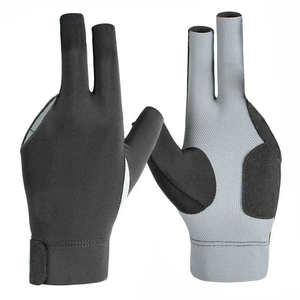 Gants à trois doigts antidérapants pour hommes et femmes, adaptés à la main gauche et droite, accessoires pour billard et snooker - Product Image 1