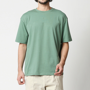 T-shirts décontractés en coton imprimé à manches courtes pour hommes et garçons, style uni, coupe ajustée, respirants, séchage rapide, prix de gros, OEM - Product Image 1