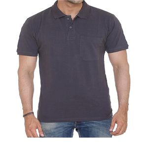 Men High Quality Polo <b>Shirt</b> <b>Half</b> Sleeve Collar With <b>Button</b> Red & Gray Color 100% Cotton Men Polo <b>Shirt</b> - Product Image 4
