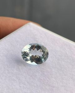 Corte ovalado de aguamarina, piedra natural de aguamarina limpia para uso en joyería. - Product Image 1