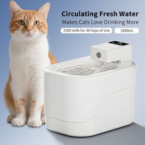 Dispenser d'Acqua Portatile per Animali Domestici, Filtrazione Multistrato, Grande Capacità, Design Elegante per Mantenere l'Acqua Fresca - Product Image 1