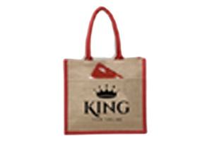 Personnalisé imprimé teint jute toile de jute fourre-tout sac à provisions écologique XL taille coton sangle bande poignée bohème fermeture éclair chaînes - Product Image 4