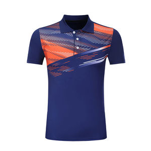 Polo personnalisé à séchage rapide, sublimation directe d'usine, polyester, polos de sublimation personnalisés, polos de tennis et de badminton - Product Image 2