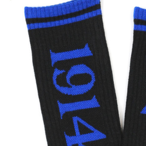 Phi Beta Sigma Black Crew <b>Socks</b> Greek Letter 1914 <b>Socks</b> Blue Detail Fraternity Apparel Comfortable Knit <b>Socks</b> - Product Image 2