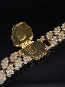 Cadena cubana de 22 mm con diamantes cultivados en laboratorio, plata 925, oro rosa, collar con incrustaciones de diamantes VVS1, 54 quilates en total, 550 g, joyería personalizada. - Product Image 4