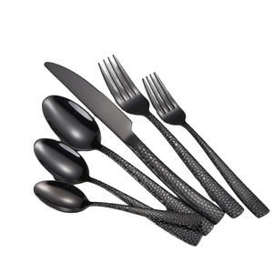 Ensemble de couverts en métal de luxe avec logo personnalisable - Couteau, fourchette, cuillère pour événements et restaurants - Product Image 6