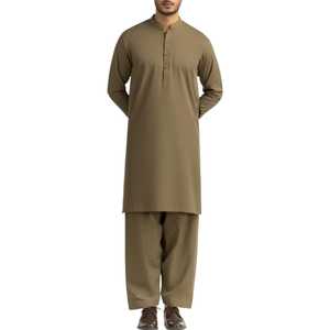 Costume élégant pour homme Salwar Kameez, vêtements indiens et pakistanais, vêtements traditionnels modernes en coton - Product Image 1