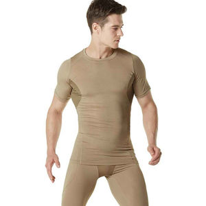 T-shirt de compression respirant à manches régulières pour homme, idéal pour la course à pied et l'entraînement en salle de sport – Nouvelle collection printemps de haute qualité - Product Image 6