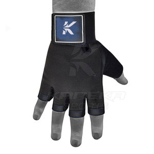 Gants de cyclisme en cuir de haute qualité à demi-doigts avec logo personnalisé, antidérapants et sangle de poignet réglable - Service OEM/ODM - Product Image 3
