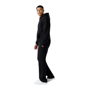 Ensemble de survêtement à capuche pour homme avec pantalon large, style décontracté streetwear, vente en gros, fabrication sur mesure, tenue deux pièces - Product Image 4
