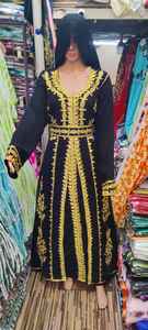 อาบายะห์ดีไซน์ผสมผสาน - ลายดอกไม้ลำลอง ผ้าโพลีเอสเตอร์ ทรงหลวมสำหรับผู้หญิง - ราคาสุดคุ้ม ขายดี - Product Image 4