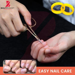 Últimas tijeras profesionales para uñas chapadas en oro, cortacutículas de precisión con mango ergonómico para cuidado personal - Product Image 4