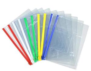 กระเป๋าซิปพีวีซีสีฟ้าอ่อนแบบกำหนดเองสำหรับ OEM พร้อมแถบปิดผนึกได้ ใช้สำหรับจัดเก็บเครื่องสำอางสำหรับเดินทาง พิมพ์ลายด้วยเทคนิคซิลค์สกรีนและดิจิตอล - Product Image 3