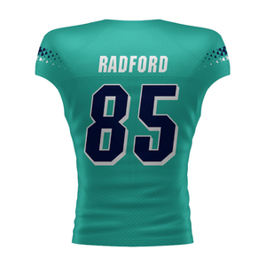 Premium Custom American Football Jersey Breathable <b>Mesh</b> Fabric Pro Stitched Name Number Quick Dry Perfect Team Uniform - Product Image 2