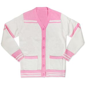 OEM hecho a medida Unisex Casual tejido hermandad fraternidad cuello en V suéter transpirable Cierre de botón cárdigan temporada de invierno personalizado - Product Image 1