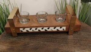 ถาดเสิร์ฟไม้ทำมือสไตล์อาหรับ ประดับมุกอย่างประณีต ของตกแต่งบ้านแบบตะวันออกกลาง ของขวัญงานฝีมือ - Product Image 2