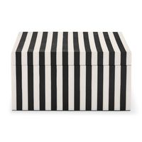 Boîte à bijoux personnalisable de luxe moderne en résine faite à la main avec motif géométrique jaune pour le rangement de colliers et de bagues