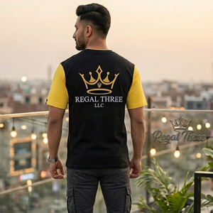 T-shirt à manches courtes rayé pour homme, col rond, style streetwear d'été, t-shirts légers pour homme, 100% coton, t-shirts pour homme - Product Image 5