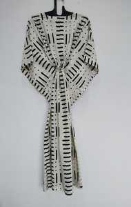 Vestido Kaftán Boho de Algodón, Hecho a Mano en India, Traje de Playa, Cómodo y Holgado, Atuendo de Verano para Mujer - Product Image 5