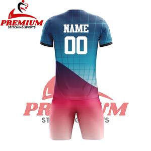 Uniforme de Fútbol Personalizado con Logotipo, Color Sólido, Tela 100% Poliéster, Transpirable, Calidad Premium OEM, Manga Corta para Hombre - Product Image 4