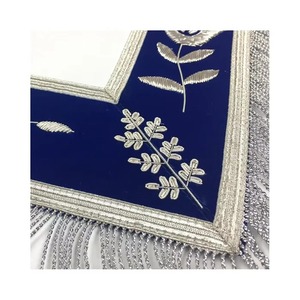 Alfombra Masónica de Terciopelo para Maestros Masónicos de la Gran Logia Azul, Uso en Catedral, con Bordado Fino, MAP-0019 - Product Image 6