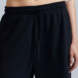 Women's Trendy Pattern Sport <b>Shorts</b> Breathable Material with Elastic Waist Closure Plain Dyed Techniques - Product Image 3