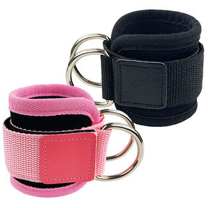 Sangle de cheville pivotante avec crochet et attache pour câble, manchette réglable pour un entraînement en douceur des jambes et des exercices de fitness - Product Image 6