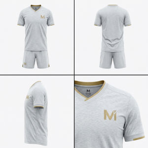 Ensemble de vêtements de sport de football moderne, maillot et short d'entraînement, tenue de football athlétique respirante, ensemble d'équipe MALUZA INDUSTRIES - Product Image 6