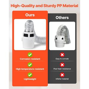 Kit di Ventilazione per Asciugatrice da Interno 3-in-1 di Qualità Premium, Tubo di Scarico Estensibile da 4 Pollici e 5 Piedi con Secchio per Asciugatrice Elettrica - Product Image 3