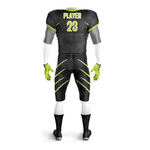 Uniformes de Fútbol Americano 2025 de la Más Alta Calidad, Diseño Personalizado por Sublimación, Jersey Juvenil con Pantalones Integrados - Product Image 5