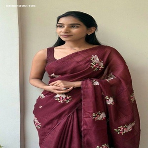 <b>Top</b> Quality Kota Doria Silk with Multi-Color <b>Rainbow</b> Thread-work & Gpo Lace Saree-Set Collection At Wholesale Rate - Product Image 1